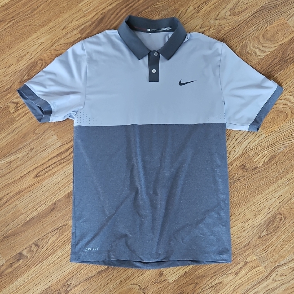 Nike Men's Golf Gray Polo Shirt